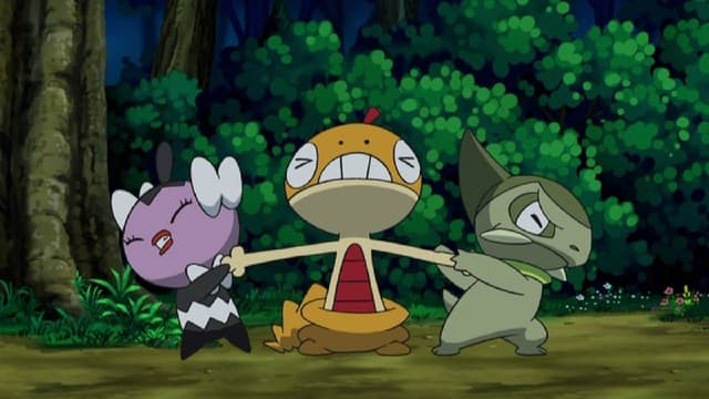 Scraggy i zaborcza Gothita!