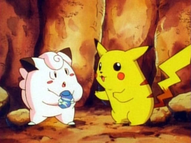 Clefairy i kamień księżycowy